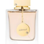 Armaf Club De Nuit Woman perfume bottle with elegant design and gold accents.