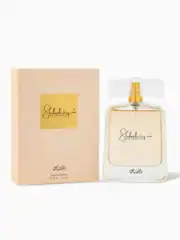 Shuhrah Pour Femme perfume bottle and box, Rasasi fragrance for women, sample/tester decant.