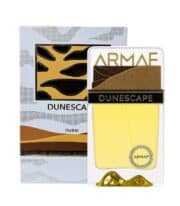 Armaf Dunescape perfume bottle with packaging, 100ml, Dubai edition.