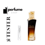 Vanilla Seduction perfume bottle with 5ml tester for Maison Asrar. Long-lasting, sweet vanilla fragr.