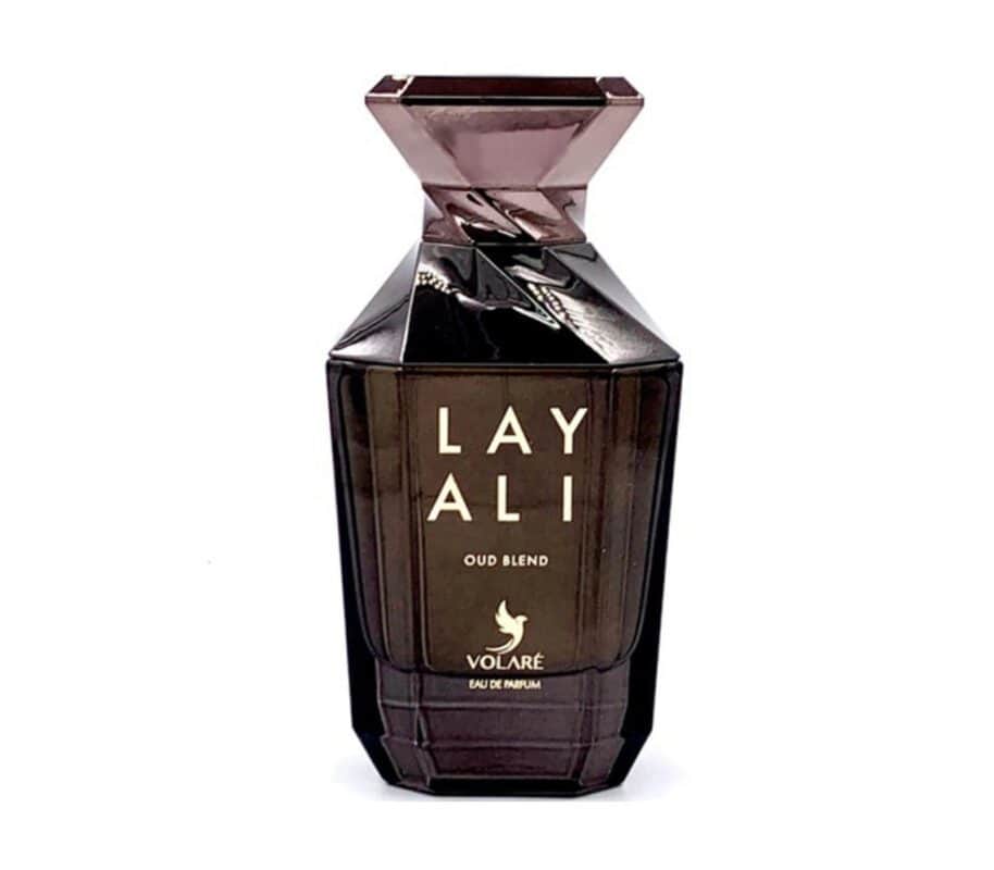 Layali Oud Blend perfume by Volare in 100ml bottle, luxurious and exotic fragrance.