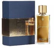 Elegant Dior Sauvage Elixir perfume bottle with gold cap and box.