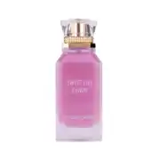 Sweet Like Candy EDP perfume bottle with pink gradient design and elegant cap.