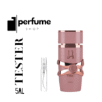 Yara Elixir perfume tester decant for women, 5ml, in pink bottle.