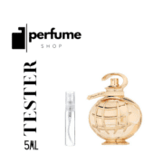Signature Pearl perfume by Fragrance World, 80ml, elegant gold bottle with globe design.