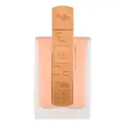 Elegant perfume bottle with wooden cap for Lattafa Second Song 100ML. Perfect for stylish fragrance.