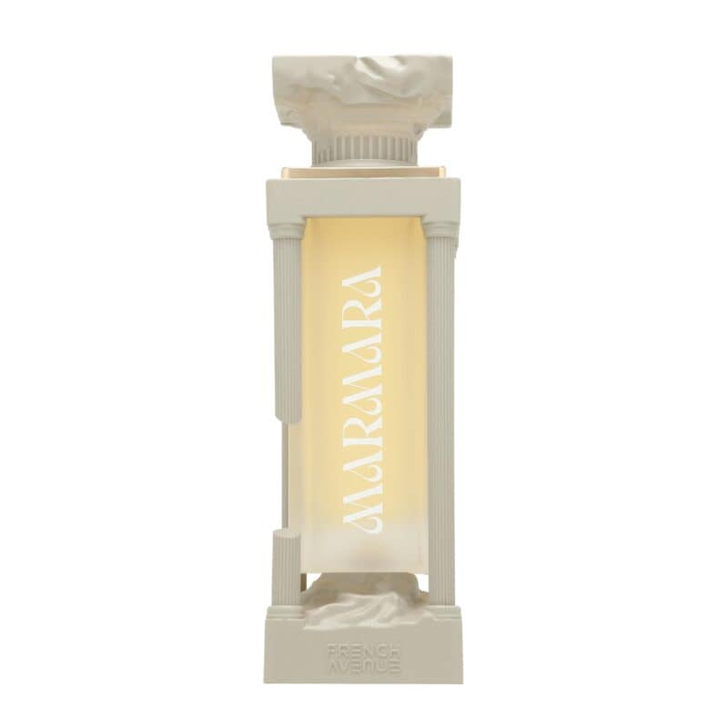 Maramara by French Avenue perfume bottle with classical column design.
