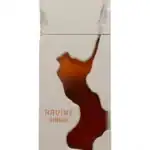 Elegant perfume bottle with a unique cutout design.