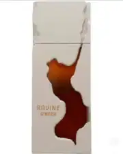 Elegant perfume bottle with a unique cutout design.